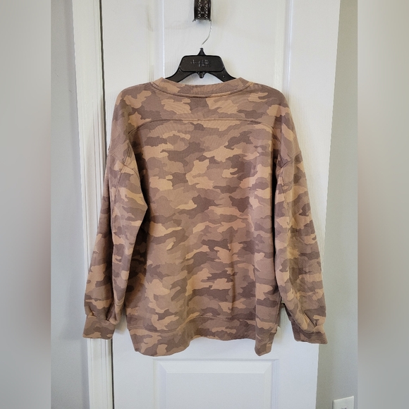 Lululemon Perfectly Oversized Crew Sweatshirt Heritage 365 Camo Beige Multi 8 - Picture 5 of 9